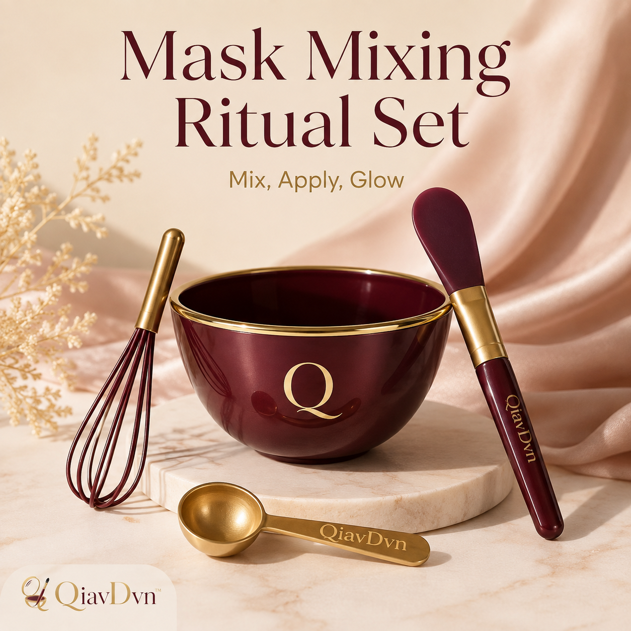QiavDvn™ Mask Mixing Ritual Set