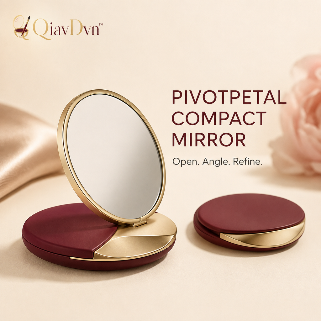 QiavDvn™ PivotPetal Folding Compact Mirror