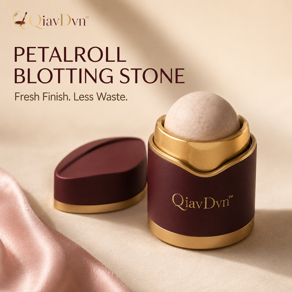 QiavDvn™ PetalRoll Reusable Blotting Stone