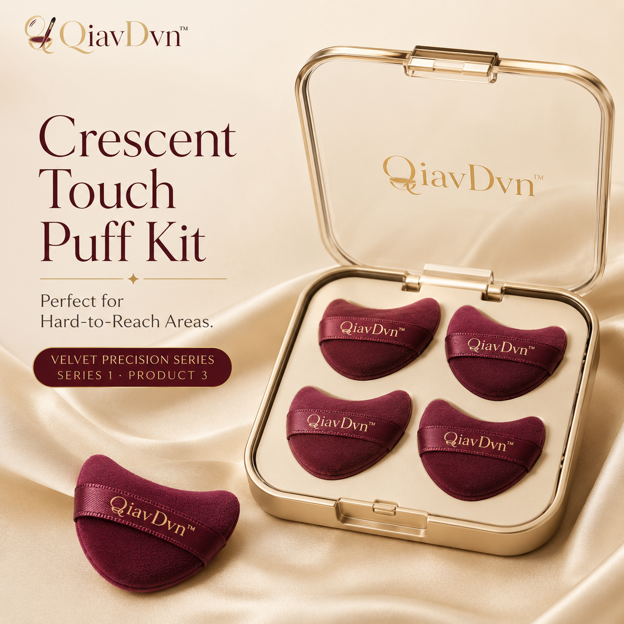 QiavDvn™ Crescent Touch Precision Puff Kit
