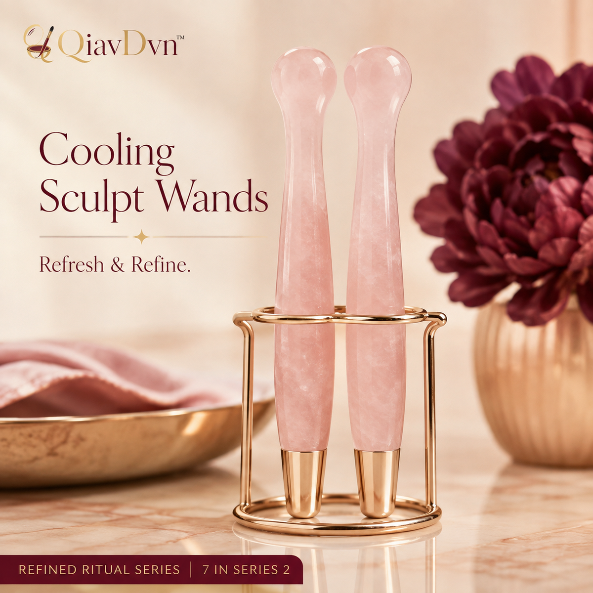 QiavDvn™ Cooling Sculpt Facial Wand Duo